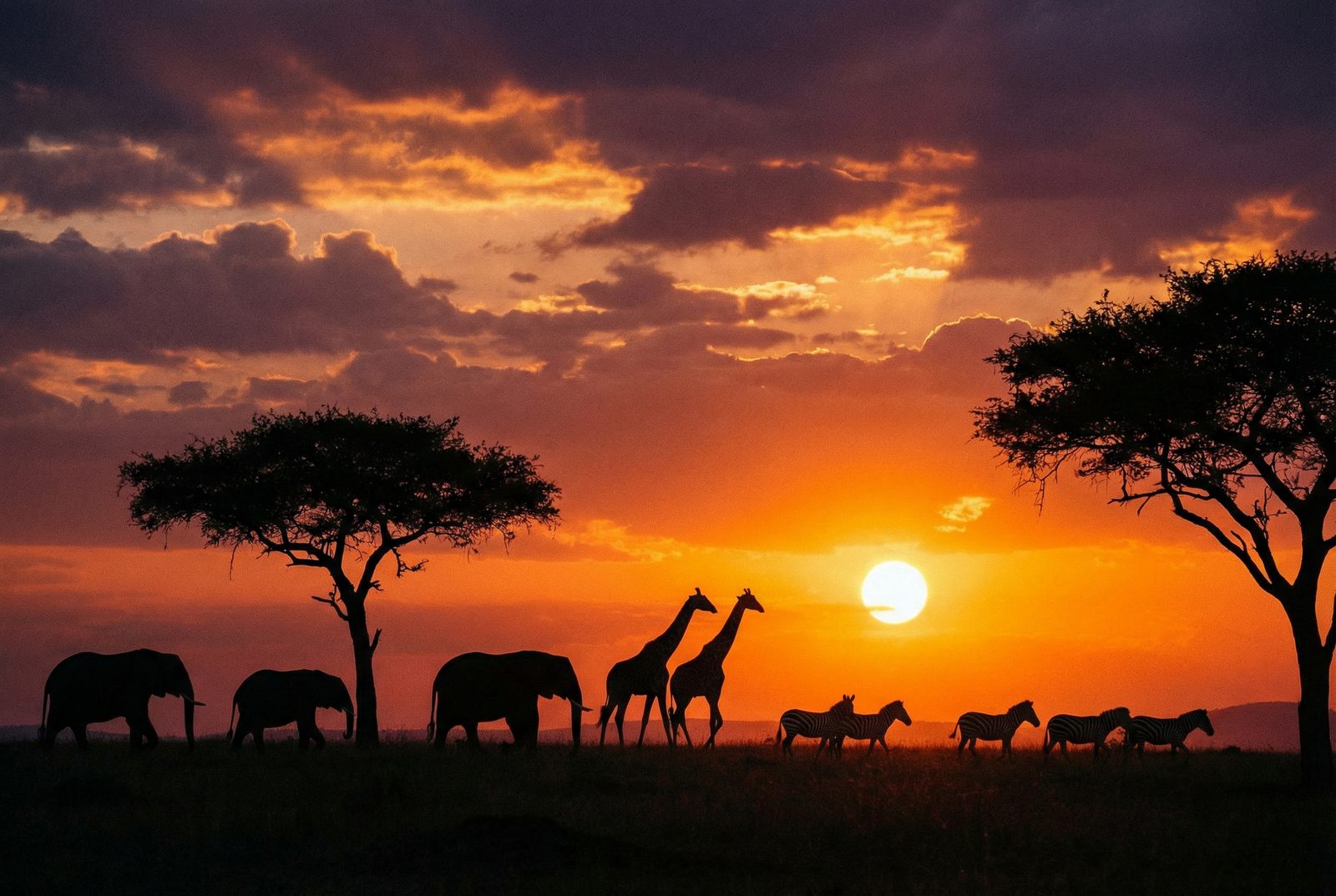 抖阴非洲草原日落视频